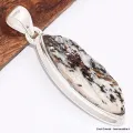 Pendentif Astrophyllite forme marquise - Pendentifs pierres naturelles