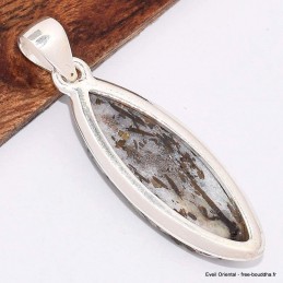 Pendentif Astrophyllite forme marquise 