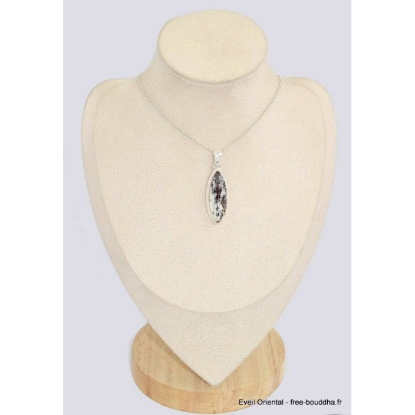 Pendentif Astrophyllite forme marquise Bijoux en Astrophyllite BK24.5