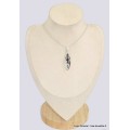Pendentif Astrophyllite forme marquise Bijoux en Astrophyllite BK24.5