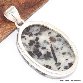 Gros Pendentif oval en Astrophyllite brute - Pendentifs pierres naturelles
