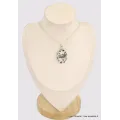 Gros Pendentif oval en Astrophyllite brute - Pendentifs pierres naturelles