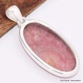 Gros pendentif oval en Rhodochrosite grade AAA Pendentifs pierres naturelles BK25