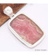 Gros pendentif rectangulaire en Rhodochrosite grade AAA Pendentifs pierres naturelles BK25.1
