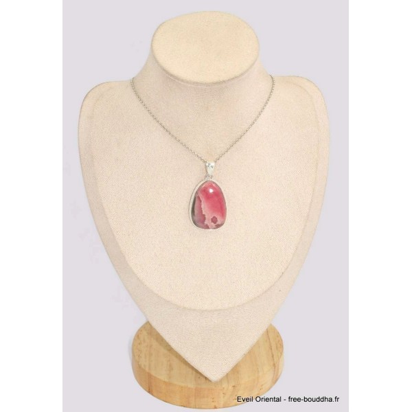 Splendide pendentif en Rhodochrosite grade AAA Pendentifs pierres naturelles BK25.2