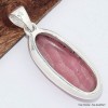 Pendentif oval allongé en Rhodochrosite grade AAA Pendentifs pierres naturelles BK25.3