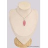 Pendentif oval allongé en Rhodochrosite grade AAA Pendentifs pierres naturelles BK25.3