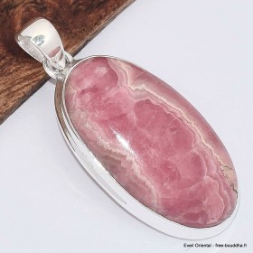 Grand Pendentif en pierre Rhodochrosite grade AAA 