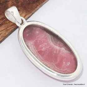 Grand Pendentif en pierre Rhodochrosite grade AAA - Pendentifs pierres naturelles