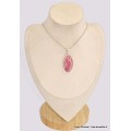 Grand Pendentif en pierre Rhodochrosite grade AAA Pendentifs pierres naturelles BK25.6