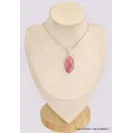 Grand Pendentif en pierre Rhodochrosite grade AAA - Pendentifs pierres naturelles