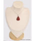 Pendentif Jaspe Rouge forme goutte Bijoux en Jaspe Rouge BK27