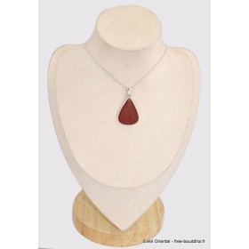 Pendentif Jaspe Rouge forme goutte Bijoux en Jaspe Rouge BK27