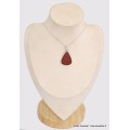 Pendentif Jaspe Rouge forme goutte Bijoux en Jaspe Rouge BK27