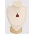 Pendentif Jaspe Rouge forme goutte - Bijoux en Jaspe Rouge