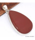 Pendentif Jaspe Rouge naturel taille poire Pendentifs pierres naturelles BK27.3