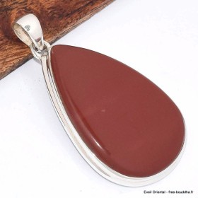 Pendentif Jaspe Rouge naturel taille poire Pendentifs pierres naturelles BK27.3