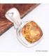 Pendentif en Citrine facettée carré Pendentifs pierres naturelles BK28