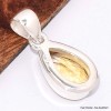 Pendentif goutte en Citrine facettée Pendentifs pierres naturelles BK28.4
