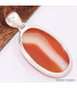 Pendentif Agate du Lac Supérieur bande blanche Bijoux en Agate BK29