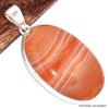 Gros pendentif oval en Agate du Minesotta Bijoux en Agate BK29.2