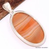 Gros pendentif oval en Agate du Minesotta Bijoux en Agate BK29.2