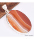 Gros pendentif oval en Agate du Lac Supérieur Bijoux en Agate BK29.3