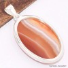 Gros pendentif oval en Agate du Lac Supérieur Bijoux en Agate BK29.3