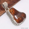 Gros pendentif Agate de Feu style ancien Pendentifs pierres naturelles BK30