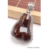Gros pendentif Agate de Feu style ancien Pendentifs pierres naturelles BK30