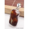 Pendentif Agate de Feu asymétrique-br Pendentifs pierres naturelles BK30.1