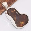 Pendentif Agate de Feu forme libre Pendentifs pierres naturelles BK30.2