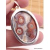 Pendentif oval en Agate Laguna Pendentifs pierres naturelles XV96.1