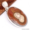 Pendentif authentique Agate Laguna Pendentifs pierres naturelles BK32.1
