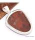 Pendentif Agate Laguna forme écusson Pendentifs pierres naturelles BK32.4