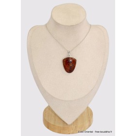 Pendentif Agate Laguna forme écusson Pendentifs pierres naturelles BK32.4