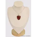 Pendentif Agate Laguna forme écusson - Pendentifs pierres naturelles