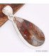 Pendentif Agate Laguna forme goutte Pendentifs pierres naturelles BK32.5