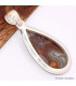 Pendentif Agate Laguna forme goutte Pendentifs pierres naturelles BK32.5