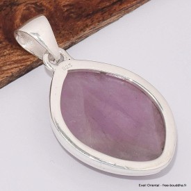 Pendentif Kunzite rose asymétrique Pendentifs pierres naturelles BK33.1