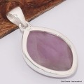 Pendentif Kunzite rose asymétrique Pendentifs pierres naturelles BK33.1