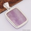 Pendentif Kunzite rose rectangulaire Pendentifs pierres naturelles BK33.2