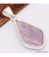 Pendentif Kunzite rose forme losange Pendentifs pierres naturelles BK33.3