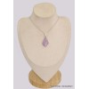 Pendentif Kunzite rose forme losange Pendentifs pierres naturelles BK33.3