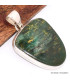 Pendentif Fuchsite cabochon semi-oval Bijoux en Fuchsite BK34