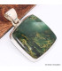 Pendentif en Fuchsite cabochon carré Bijoux en Fuchsite BK34.3