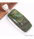 Pendentif en Fuchsite cabochon rectangulaire allongé Bijoux en Fuchsite BK34.4