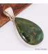 Pendentif goutte en Fuchsite cabochon Bijoux en Fuchsite BK34.5