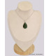 Pendentif goutte en Fuchsite cabochon Bijoux en Fuchsite BK34.5