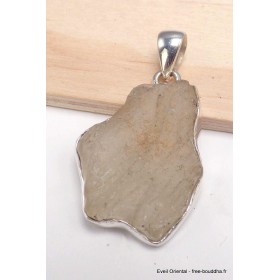 Pendentif véritable Verre Libyque asymétrique Pendentifs pierres naturelles BK35.3